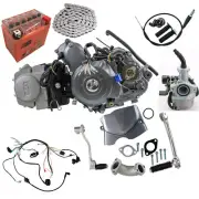 125cc Engine Motor Kit Semi Auto Battery Dirt Bike Postie CT70 CT90 ATC110 140cc