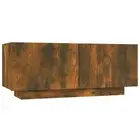 Tv Cabinet Smoked Oak 100X35x40 Cm Engineered Wood oak TV Stands & Entertainment