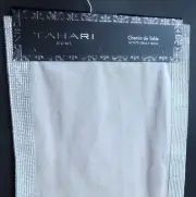 New TAHARI Elegant TABLE RUNNER Dove Gray Velvet Silver Rhinestones 14" x 72"