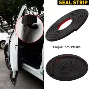 5M Car Door Trunk Seal Strip D Shape Weather Stripge Decoration Accessories (for: Audi)