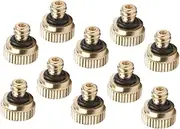 BAZEITFLOW 10pcs Low Pressure Misting Nozzles Durable Spray Heads for Outdoor Gardening Efficient Atomizing Water Sprayer for Cooling and Irrigation