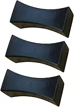 iplusmile 3 Pcs Pillow Shape Chopsticks Holder Set Black Tableware Rest Stand for Utensils Spoon Fork Chopsticks for Home Parties Weddings