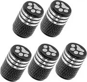 iplusmile 5pcs Cute Paw Print Tire Valve Caps Decorative Stem Covers for Car Tires Unique Funny Car Accessories Stylish and Convenient Replacement Valve Caps
