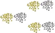 [TEHAUX] 200 pcs Badges Hat Pins Sliver Craft Back Lapel + Backs Jewelry/Tacks Making Replacements Butterfly Bars Backings Silver/DIY Brooch Gold Keepers Findings Insignia