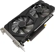 GTX1660Ti PC Graphics Card, 6GB 192bit GDDR6 PCI Express 3.0 16X Computer Video Card, GPU Video Card Support HDMI, DVI D, DP, Dual Cooling Fan, for Win 7, 8, 10