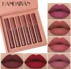 6Pcs Set Lip Gloss Lipstick Matte Velvet Waterproof Long Lasting Makeup Set Gift