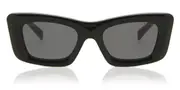 Prada PR 13ZS 1AB5S0 Women’s Sunglasses Black Size 50