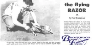 FOKKER D-VIII PLAN & CONSTRUCTION ARTICLE for Scale Free Flight Model Airplane