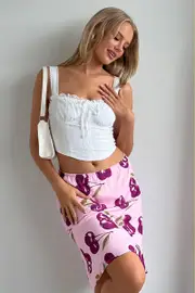 White Corset Crop Top Sleeveless Ruched Bust Lace Trim - Size 16XL, Women's Crop Top