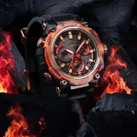 在飛比找Yahoo奇摩購物中心優惠-CASIO卡西歐 G-SHOCK 40週年限定 太陽閃焰 電