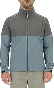 [Jeep] Men's J Man Light Softshell Jacket Bicolor W/Zipped Pockets J24s outdoor jacket (pack of 1)