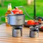 Garden Alcohol Stove Cross Stand Replacement Titanium 1 Set Accessories