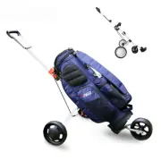 Professional Folding Golf Trolley Sports Travel Airport Baggage Check Carrier