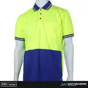 Hi Vis Short Sleeve Polo