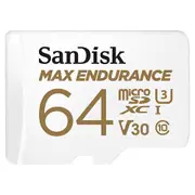 Sandisk Max Endurance 64GB V30 Micro SD Card w Adaptor