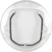SEWOART Glass Cat Entry Exit Door Durable Pet Door for Cats Kittens Easy to Install Magnet Design for Secure Closure Hole for Home Use