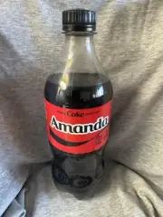 Share A Coke with Amanda 2025 Personalized Gift Coca Cola Bottle 20oz Zero