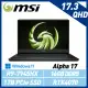 MSI 微星 Alpha 17 C7VG-027TW R9/RTX4070 17吋 電競筆電