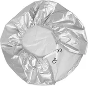 ETHZZLE Tire Cover with Windproof Hooks Sun Protection Sleeve for Rv SUV Trailer Easy to Install Wheel Protector Keeps Spare Tires Clean and Protected