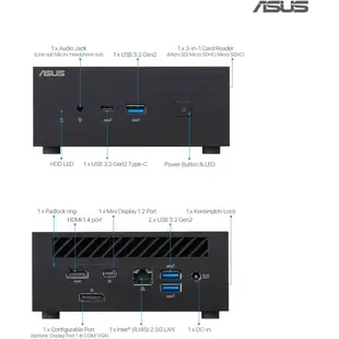 全新 ASUS MiniPC 迷你電腦 PN63-S1 i3-1115G4