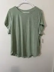 Old Navy Active Green Breathe On Go Dry T Shirt Size XL Tall