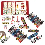 Mini Finger Skateboard 24 Days Christmas Advent Calendar Finger Skateboard Toy