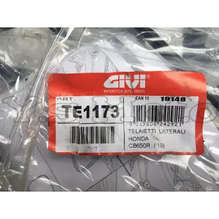 Y.S GIVI TE1173 Honda CB 650 R 側箱架/鐵架/貨架/車架 19-