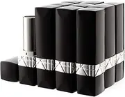 Allwon 10Pcs Black Empty Lipstick Tubes DIY Lip Balm Container (Rectangle Tube)