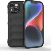 Magic Shield TPU + Flannel Phone Case, For iPhone 15