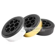 4x Black/Silver/Gold Plastic EVA Speaker Amplifier Shockproof Feet Pad 59x19mm