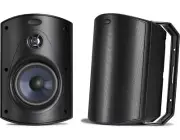 POLK Atrium 6 All Weather Outdoor Speaker Pair Black