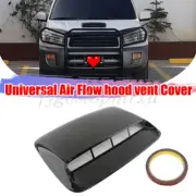 Gloss Black Car Hood Scoop Air Vent Flow Intake Decorative Bonnet Decor Cover