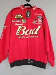 2004 Dale Earnhardt Jr Budweiser Chase Authentics NASCAR Jacket Mens XXL