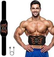 WARDBES Electrostimulator Muscle Stimulator, EMS Muscle Stimulator, ABS Trainer/Arm/Legs/Waist/Buttocks Home Gym Men Women Electrostimulator for Abdominal Muscles