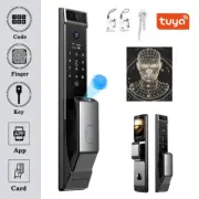 WIFI Smart Door Lock 3D Face Visual Intercom W/ Camera Fingerprint Password