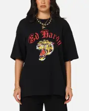 [ED HARDY] Ed Hardy Tiger Wrath T-shirt Black - Size 2XL 2XL Black
