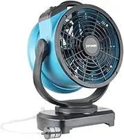 XPower Misting Fan Outdoor Cooling Oscillating Heavy Duty Powerful High Velocity Ideal for Camping Patios Picnics & More (FM-88W)