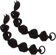 Beatifufu 2pcs Braid Wig Bubble Hair Extensions Hair Accessories for Women Hair Extension Ponytail Long Braided Ponytail Extension Braided Hairbands Fake Braid Polyester Brown