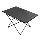 Outdoor Camping Table Mini Portable Foldable Hiking Picnic Desk (Black)