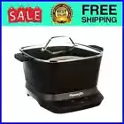 PowerXL StirMax 7.5 Qt Multi-Cooker 360° Auto Stir/Shred Paddle 9 Presets 800 W