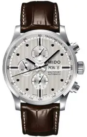 Mido Multifort Chronograph M005.614.16.031.00 Automatic Men's Watch – Silver Dia