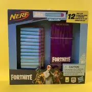 NEW NERF X FORTNITE VIDEO GAME GUN ACCESSORY DART AMMO CLIP WITH 24 ELITE DARTS