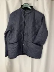 Barbour Cavendish Quilted Jacket in Navy MSRP$320 British Luxury