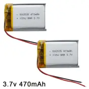 3.7V 470mAh 1.73Wh Li Battery 582535 For GPS Bluetooth Smart Watch Headphones