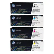 HP CF380A CF381A CF382A CF383A Set of 4 Colour Toner Cartridges