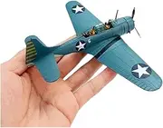 Replica Pre-Build Aircraf Diecast Metal 1:72 Scale for SBD Dauntless Bomber Replica Fighter Classic Military Aircraft Model Collectible Display Collection Gift Display