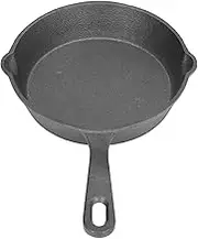 Household Flat Bottom 14cm Non-Stick Cast Iron Pancake Pan, Skillet
