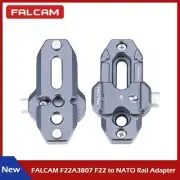FALCAM F22 to NATO Rail Adapter 3807 with 1/4'' Screws for F22 Release Mount