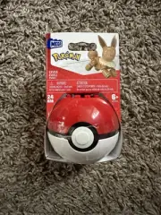 MEGA Construx Pokemon Eevee Pokeball [Happy / Closed Eyes] NEW SEALED