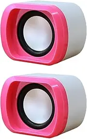 USB Powered Stereo Speaker | Portable Multimedia Speaker - Desktop Speakers USB Speaker with Clear Sound Quality for Family Friends